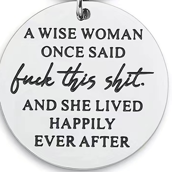 Key Chain  “A Wise Woman…” - NWT - Picture 2 of 5